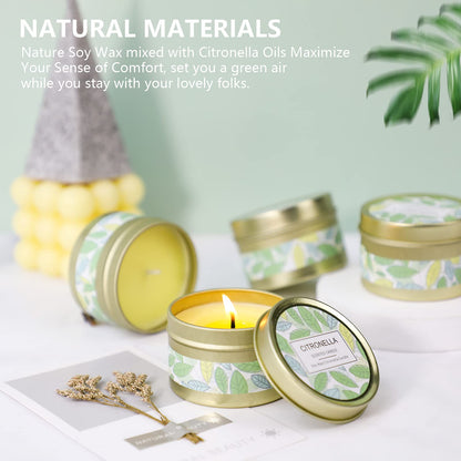 Citronella Candles Outdoor, Scented Candles, Summer Soy Wax Candles, Lemongrass Candles STRNBuy Supplements Australia