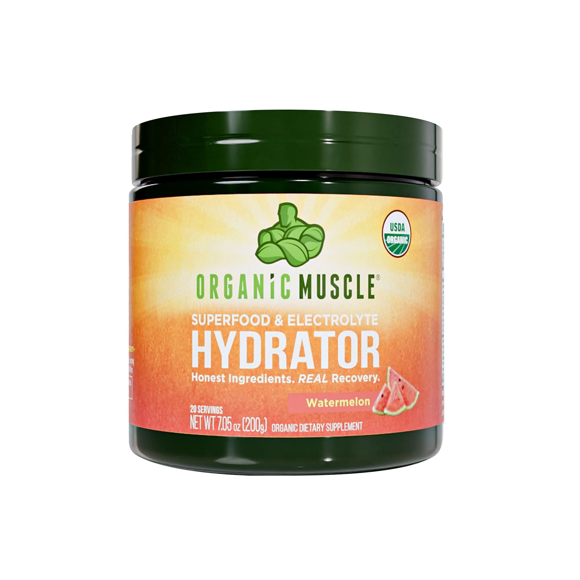 Organic Muscle Hydrator | Natural Electrolyte Powder for Peak Performance & Recovery - Watermelon Flavor, 20 Servings Organic MuscleBuy Supplements Australia