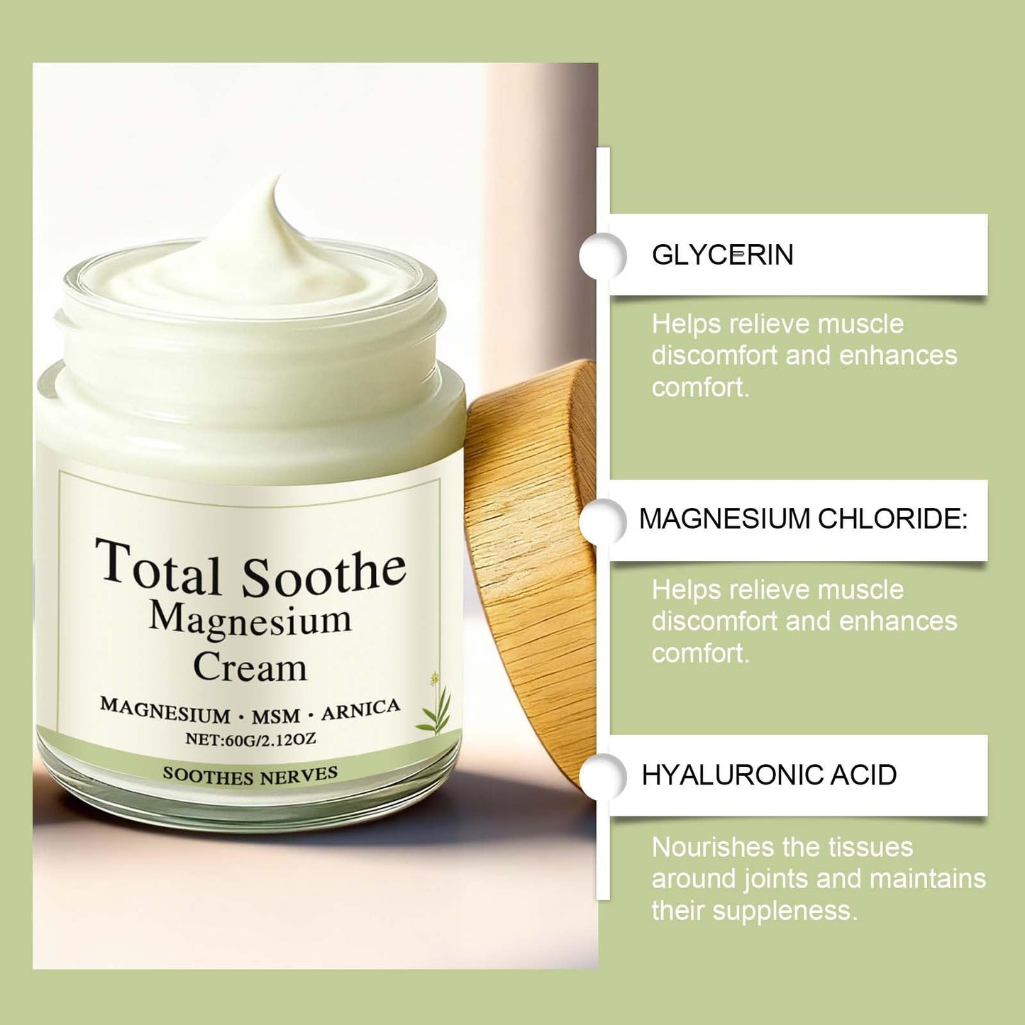 MQN Magnesium Joint Cream with Mineral Delivery Formula & Arnica – Fast Absorbing, Non-Greasy Topical for Everyday Joint & Muscle Relaxation MQNBuy Supplements Australia