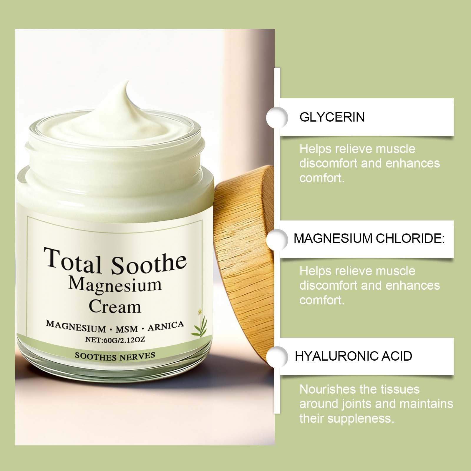 MQN Magnesium Joint Cream with Mineral Delivery Formula & Arnica – Fast Absorbing, Non-Greasy Topical for Everyday Joint & Muscle Relaxation MQNBuy Supplements Australia