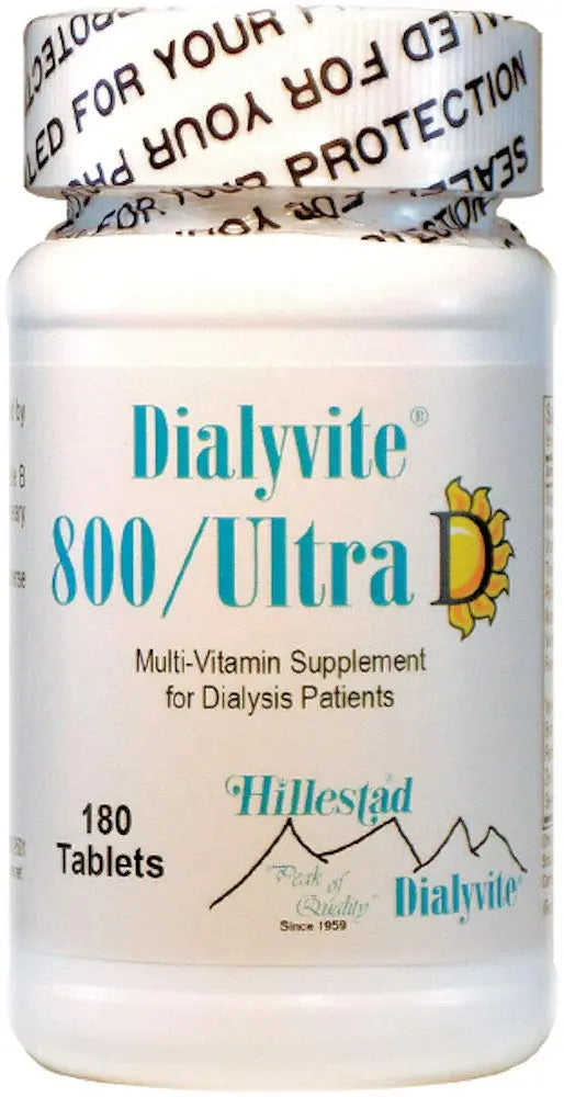 Dialyvite 800 Ultra D Multi-Vitamin Value Bottle - 180 Tablets Dialyvite