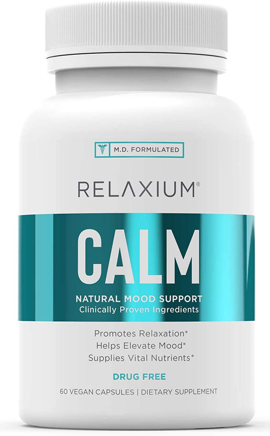 Relaxium Calm, Non-Habit Forming, Stress & Mood Support Supplement RelaxiumBuy Supplements Australia
