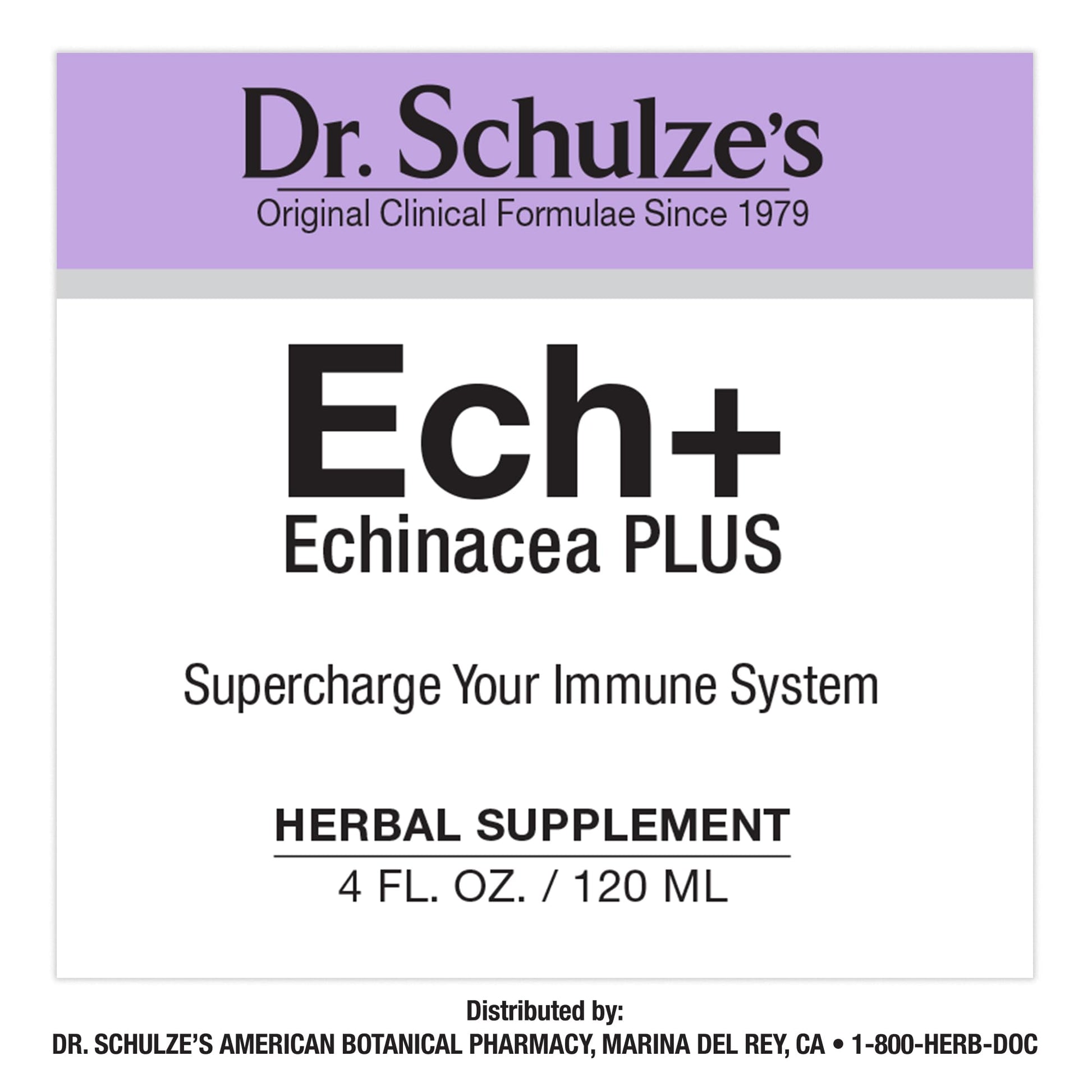 Dr. Schulze's Echinacea Plus | Echinacea Root and Seed | All Organic Extract | Gluten-Free Dr. Schulze'sBuy Supplements Australia