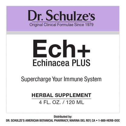 Dr. Schulze's Echinacea Plus | Echinacea Root and Seed | All Organic Extract | Gluten-Free Dr. Schulze'sBuy Supplements Australia