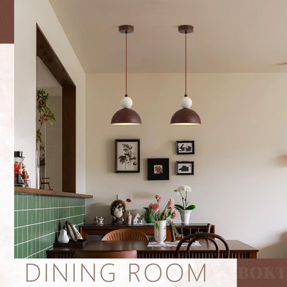 BOKT Wabi Sabi Pendant Light Nordic LED Ceiling Hanging Light Modern Natural Stone Pendant Light Adjustable Dimmable Walnut Mini Chandelier for Dining Room Living Room BOKTBuy Supplements Australia