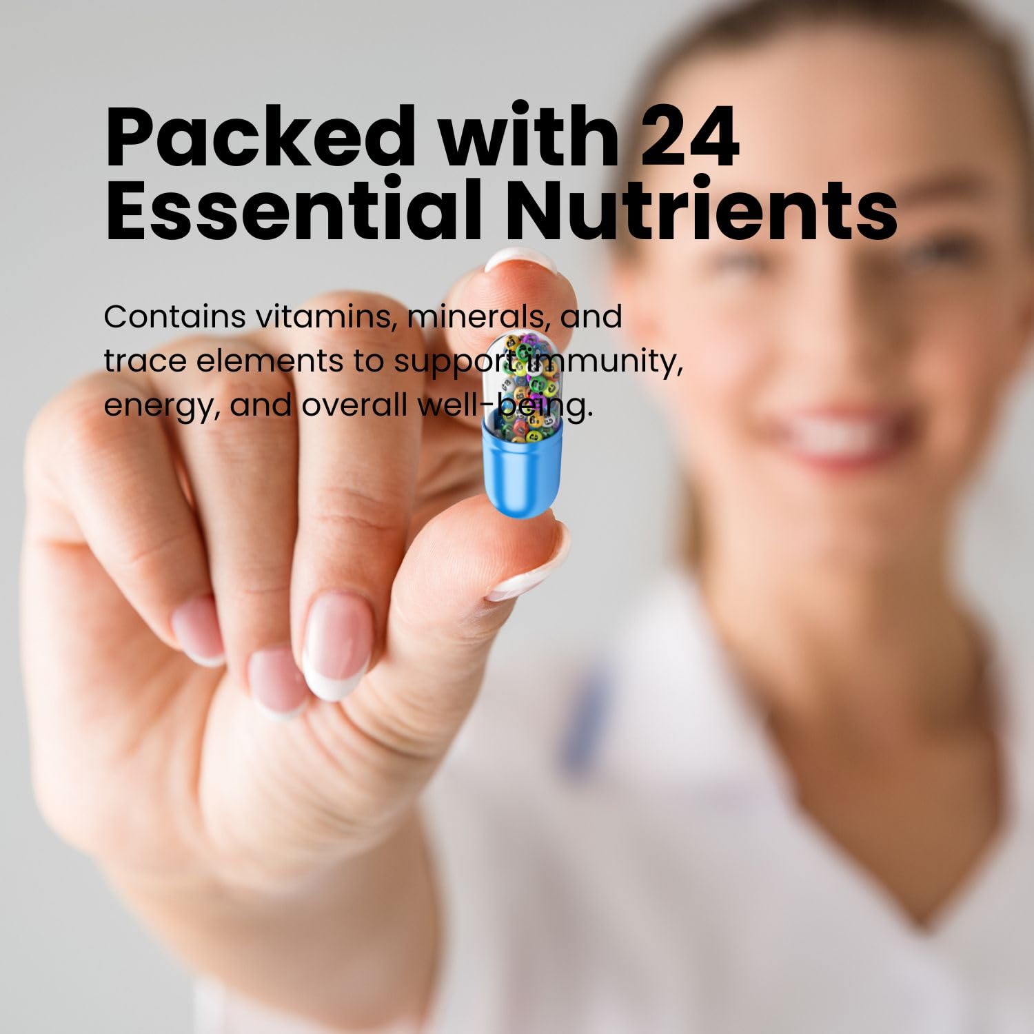 Fruits and Veggies Supplement, 36 Fruits & Vegetables with 24 Essential Vitamins, Minerals & Trace Elements,High in Fiber for Digestion & Constipation Relief,Daily Nutritional Support,120 Capsules aegabeBuy Supplements Australia