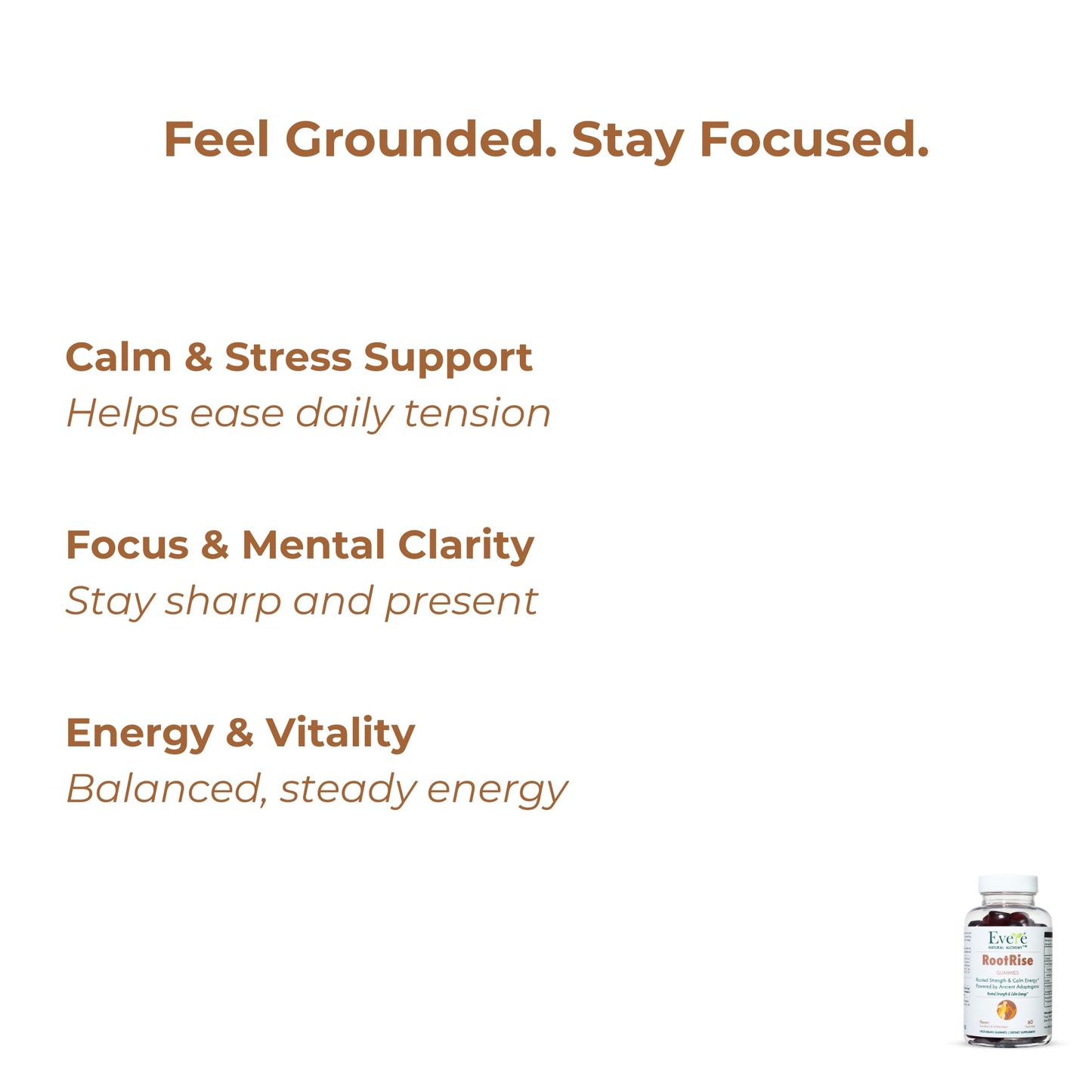 The EverÉ Natural Alchemy Evere RootRise Gummies - Shilajit + Ashwagandha Gummies The EverÉ Natural AlchemyBuy Supplements Australia