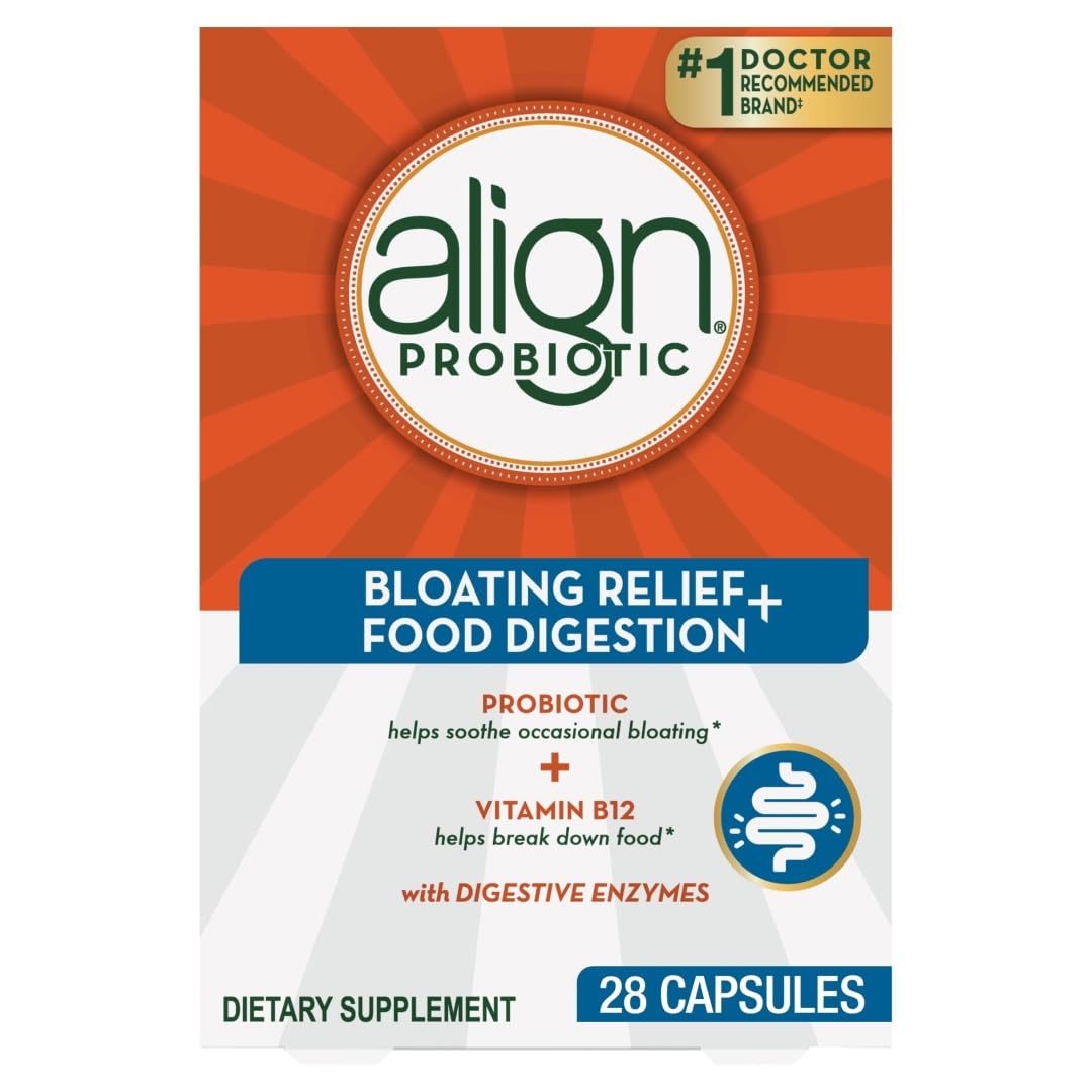 Align Probiotic Bloating Relief + Food Digestion, Probiotics, 28 Capsules AlignBuy Supplements Australia