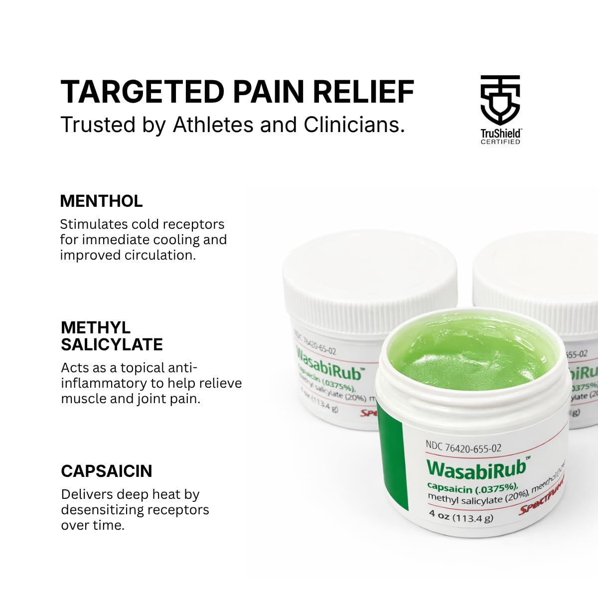 WasabiRub Sports Topical Pain Relief Gel - Joint & Muscle Care - Lightweight Fast-Absorbing Gel for Everyday Movement SportPharmBuy Supplements Australia