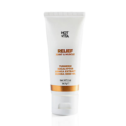 Hot Vita Relief Gel - Plant-Based Cooling Gel with Arnica, Turmeric & Eucalyptus - Soothing Formula for Muscle Fatigue, Tired Legs Hot VitaBuy Supplements Australia
