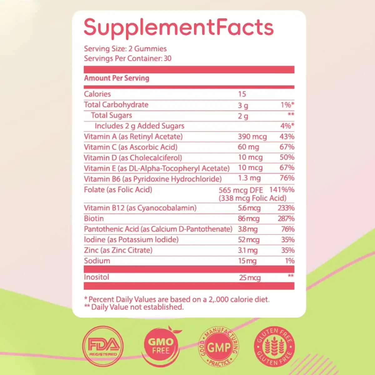 Methylated Multivitamin for Women Gummies，Inositol, Folate, Vitamins A C D3 E B12 K2, Herbal & Mineral Blend, Daily Vegan Gummy MOSEA ELEMENTSBuy Supplements Australia
