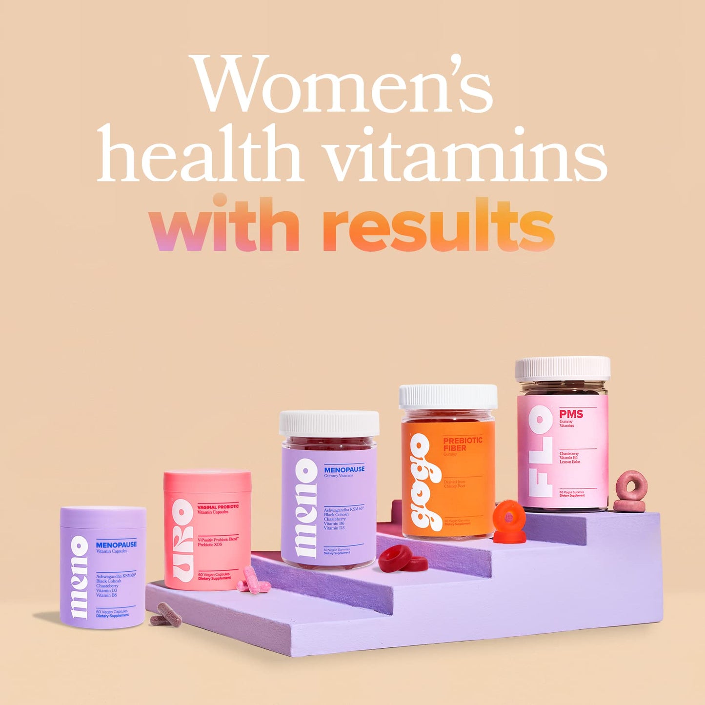 MENO Gummies for Menopause, 30 Servings (Pack of 1) - Hormone-Free Menopause O PositivBuy Supplements Australia