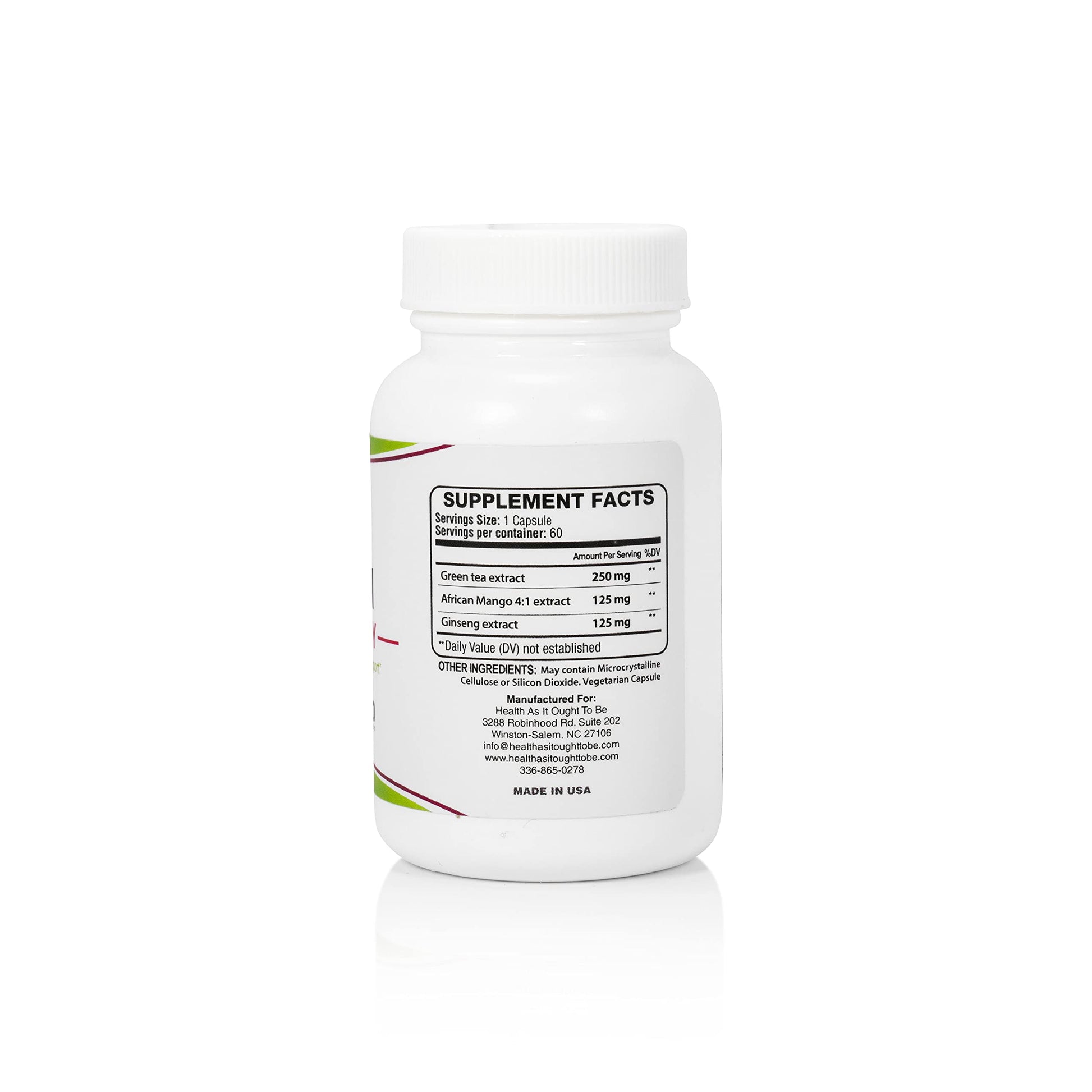 Leptin Syn3rgy (Green Tea, African Mango, Ginseng) - 60 Capsules Health As It Ought To BeBuy Supplements Australia