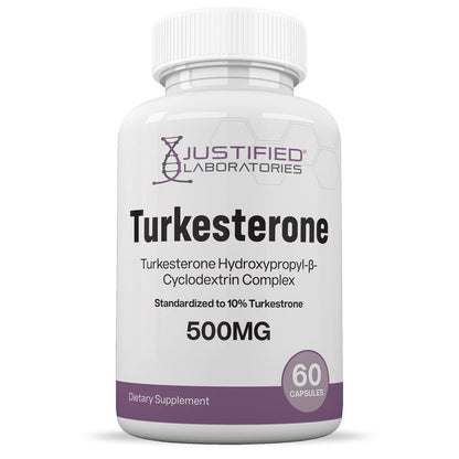 Justified Laboratories (5 Pack Turkesterone 500mg 10% Standardized Naturally Increase Justified LaboratoriesBuy Supplements Australia