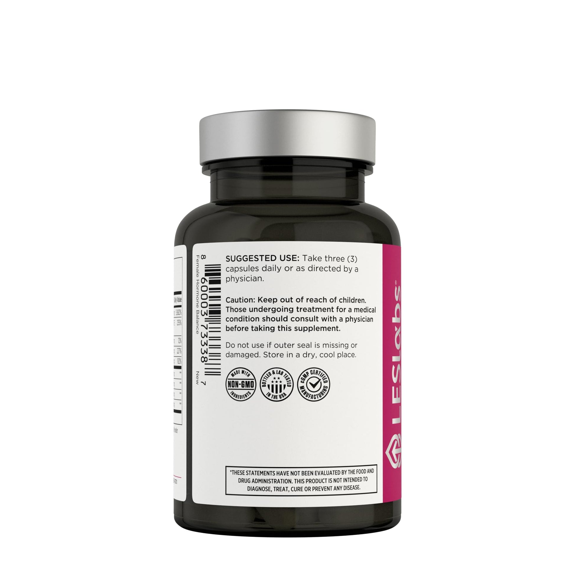 LES Labs Female Hormone Balance Supplement – Hormone Support for Women with Inositol, DIM, Vitex, Chaste Tree, Vitamin B6 & Folate – Menstrual Cycle & Fertility Support – 90 Capsules – Non-GMO LES LabsBuy Supplements Australia