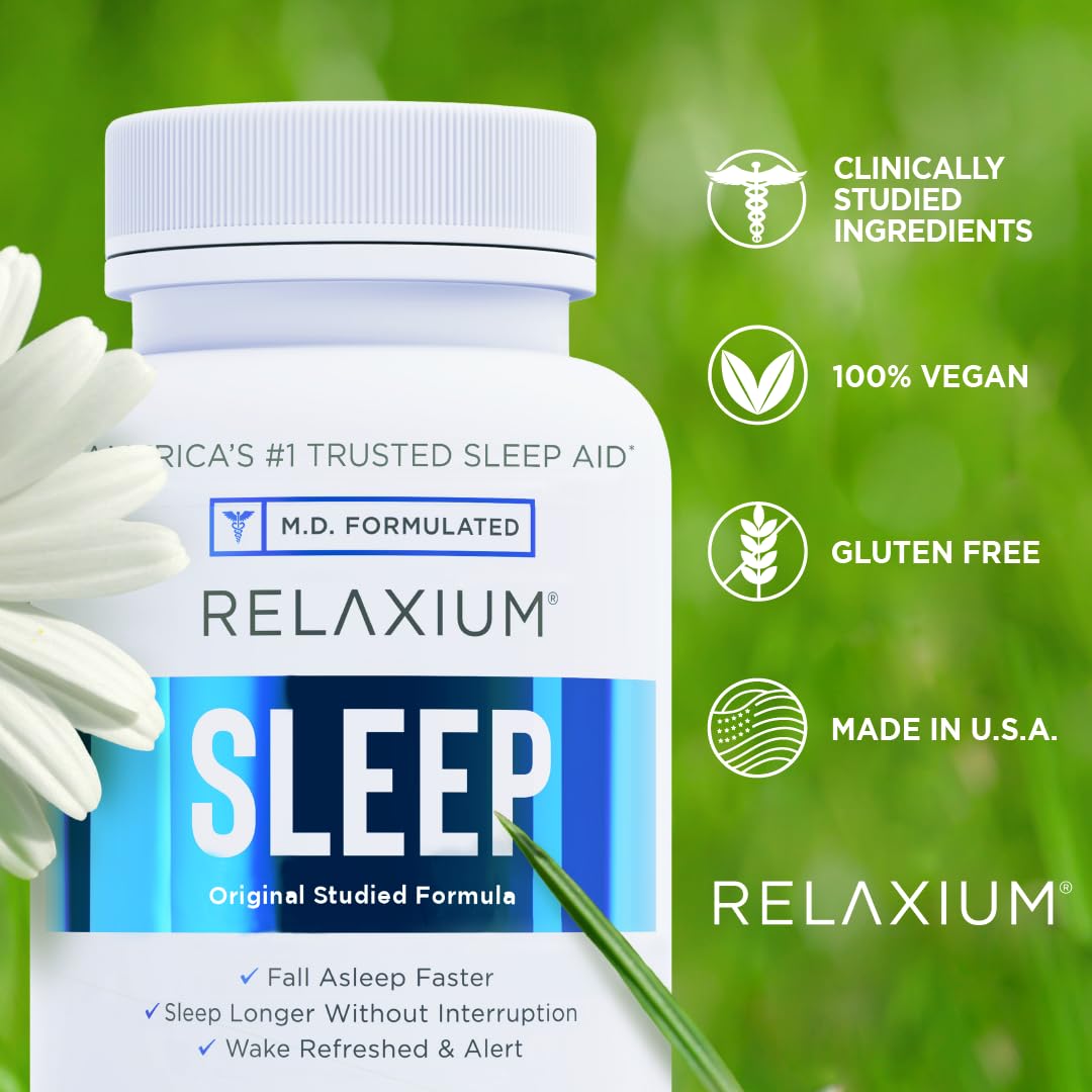 Relaxium Sleep Aid, 30-Day Supply, Dietary Supplement for Better Sleep RelaxiumBuy Supplements Australia