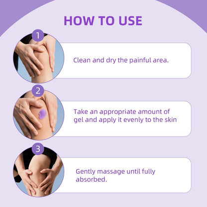 Nodfens Joint Pain Gel, Purple Relief Soothing Massage Cream for Knees, Neck, Feet, Hand Whole Body NodfensBuy Supplements Australia