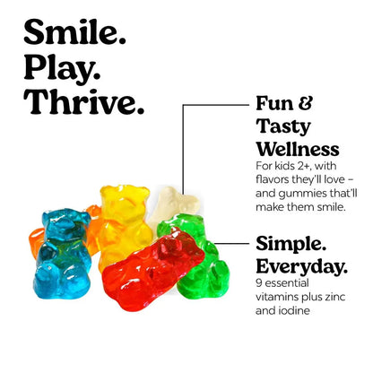 VITA GLOBE Kids Complete Multivitamin Gummies – with Vitamins A, C, D, E, B6 & B12 | Daily Immune, Growth & Wellness Support | VITA GLOBE