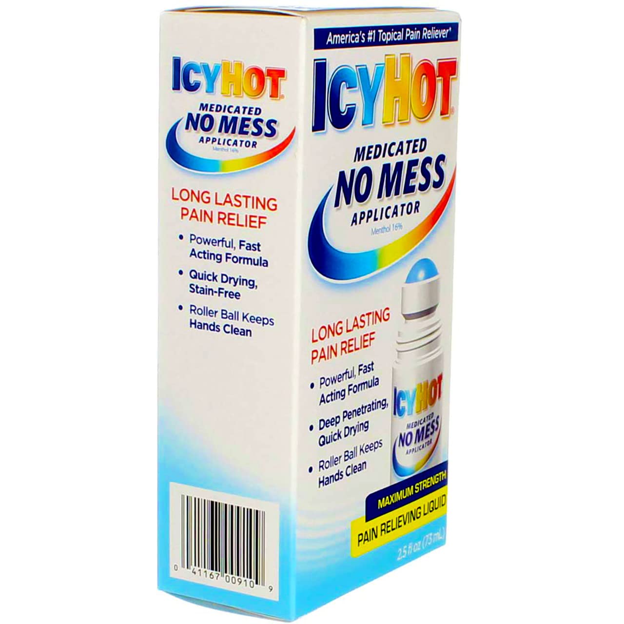 Icy Hot Medicated No Mess Applicator Max-Strength 2.5 Ounce (73ml) (6 Pack) Icy HotBuy Supplements Australia