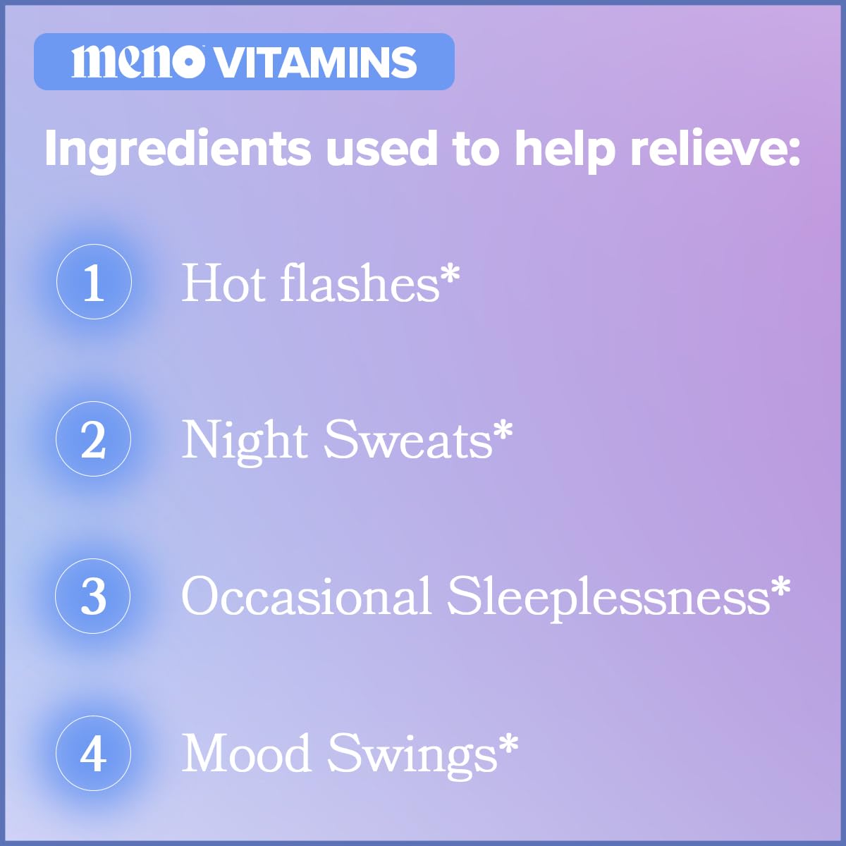 MENO Gummies for Menopause, 30 Servings (Pack of 2) - Hormone-Free Menopause O PositivBuy Supplements Australia