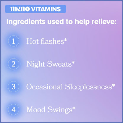 MENO Gummies for Menopause, 30 Servings (Pack of 2) - Hormone-Free Menopause O PositivBuy Supplements Australia
