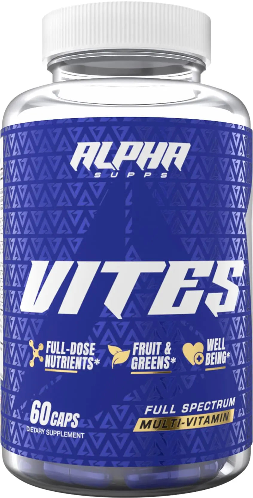 Alpha Supps Vites Men's Multivitamin, Complete Daily Supplement with Fruits, Veggies, Energy, Immune & Prostate Support Alpha SuppsBuy Supplements Australia
