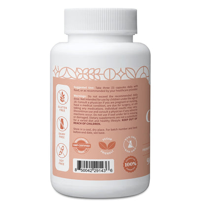 Pattern Wellness Fibro Complex – Advanced Formula with BioPerine® for Nutrient Absorption – Supports Muscle, Joint & Mobility Health – 90 Vegan Capsules Pattern WellnessBuy Supplements Australia