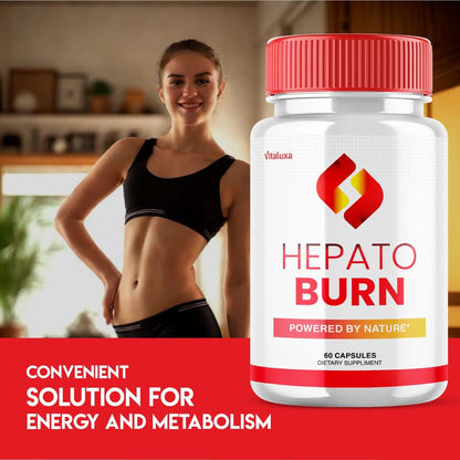 Hepato Burn Capsules - HepatoBurn Supplement Pills Advanced Formula Wait Premium Blend All Natural Loss Support for Men Women, Hepataburn Reviews Maximum Strength Burner Health Wellness (60 Capsules) VitaluxaBuy Supplements Australia