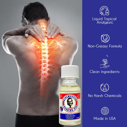 Ringmaster Rubbing Oil Pain Relief Since 1950 Made in USA for Arthritis, Rheumatism, Muscular Joint Soreness (1 oz) Ringmaster Rubbing OilBuy Supplements Australia