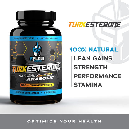 eFlow Nutrition Turkesterone (500 mg) Ajuga Turkestania Extract Complexed eFlow NutritionBuy Supplements Australia