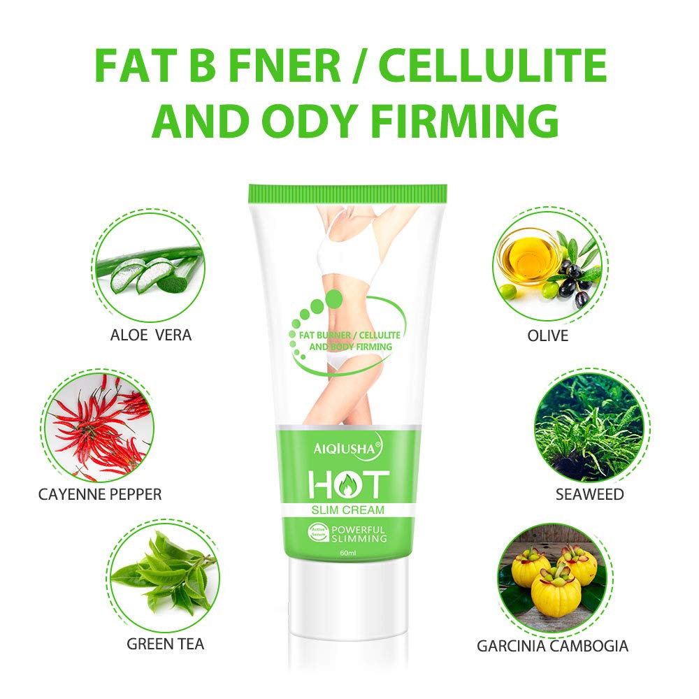 Hot Cream 2 Pack, Cellulite Slimming & Firming Cream, Body Fat Burning Massage Gel AIQIUSHABuy Supplements Australia