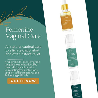 Pia Organic Mint Feminine Foam Cleanser Organic wormwood/olive leaf, Foaming PH Balance Feminine Wash Pia OrganicBuy Supplements Australia