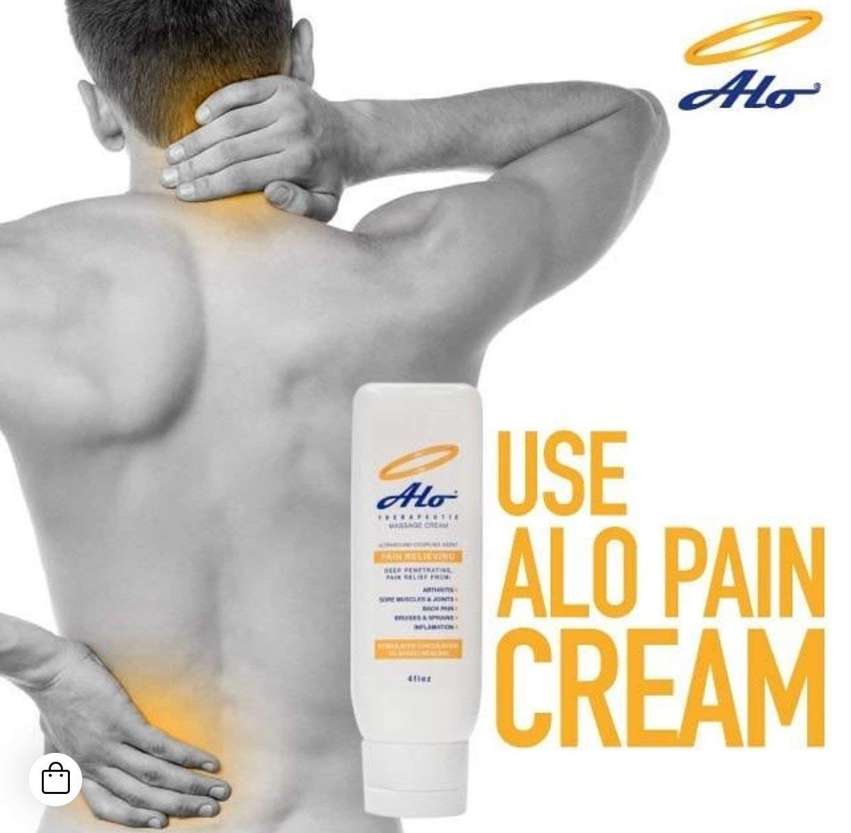 ALO Pain Relief Cream Therapy(32 oz with Pump) for Arthritis, Back Pain, Sciatica, Plantar Fasciitis, Tennis Elbow, Sore Muscles & Joints Inflammation - Working Out Aches, Acute Pain and Chronic Pain ALO Pain Relief CreamBuy Supplements Australia