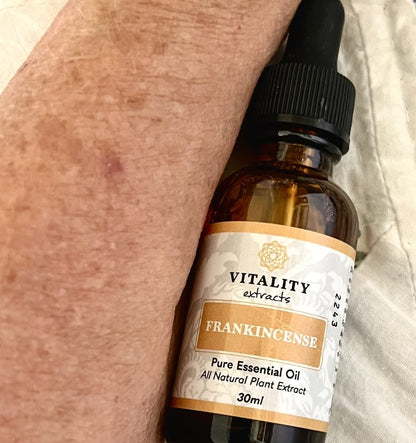 Vitality Extracts Frankincense Essential Oil - 30ml, Boswellia Serrata, Aromatherapy, Skin Care Vitality ExtractsBuy Supplements Australia