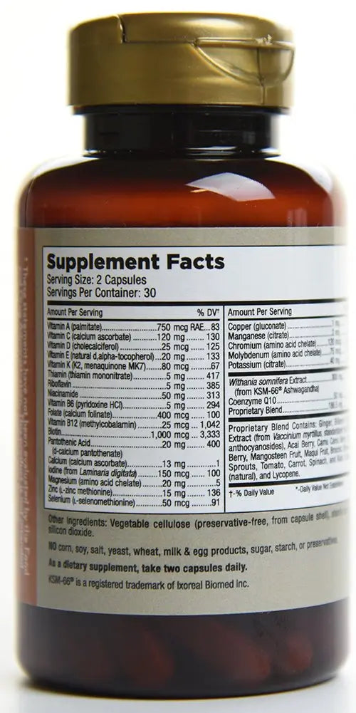 Mt. Angel Vitamins - Daily Womens Multivitamin - Adult Formula with Iron, Calcium, KSM-66 Ashwaganda, and a Potent Proprietary Herbal Blend Mt. Angel Vitamins