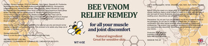 KOKOMAANE Bee Venom Muscle Cream, Maximum Strength Joint & Bone Soothing Ointment, for Shoulder, Back, Neck, Hands, Knuckle, Elbow, Feet, Leg, Knees, Ankle, Arthritis, Meniscus, for Adults, Elder KOKOMAANEBuy Supplements Australia