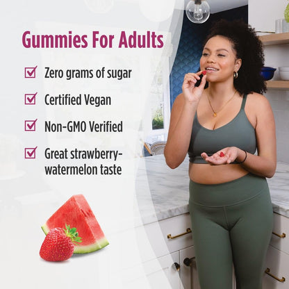 Nordic Naturals Vegan Probiotic Gummies Bundle - Zero Sugar Kids Probiotic Gummies - Strawberry Watermelon Flavor - 30 Gummies, Zero Sugar Probiotic Gummies - Strawberry Watermelon Flavor - 40 Gummies Nordic NaturalsBuy Supplements Australia