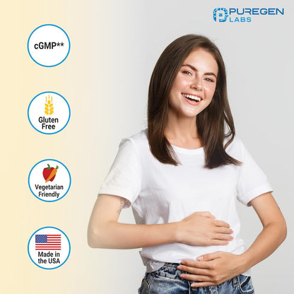 Puregen Labs Dairy Relief Natural Fast Acting Lactase Enzyme 3000 FCC, Lactose Intoleran P Puregen LabsBuy Supplements Australia