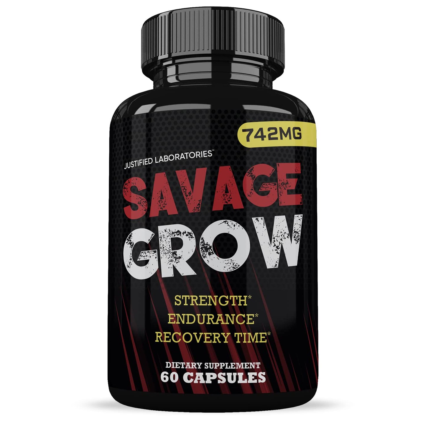 Savage Grow 742MG All Natural Advanced Men's Health Formula 60 Capsules Justified LaboratoriesBuy Supplements Australia