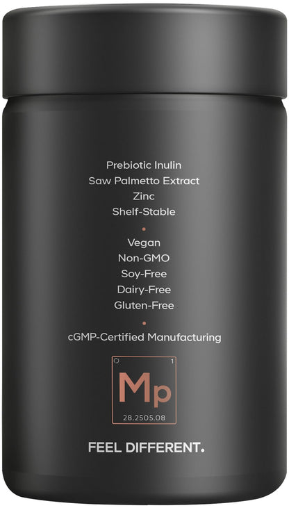 Codeage Men’s Daily Probiotic Supplement - 50 Billion CFU Probiotic Blend with Zinc, Inulin Prebiotic, Saw Palmetto – Men’s Wellness Support – 1 Capsule Per Serving - Non-GMO – 30 Capsules CodeageBuy Supplements Australia