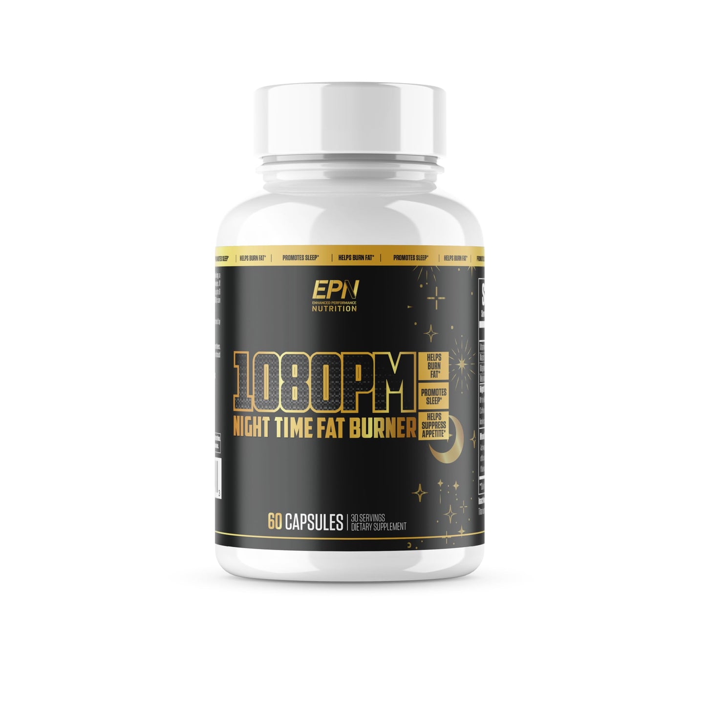 1080PM Thermogenic Night Time Fat Burner | #1 Sleep Aid Fat Loss Supplement to Reduce 