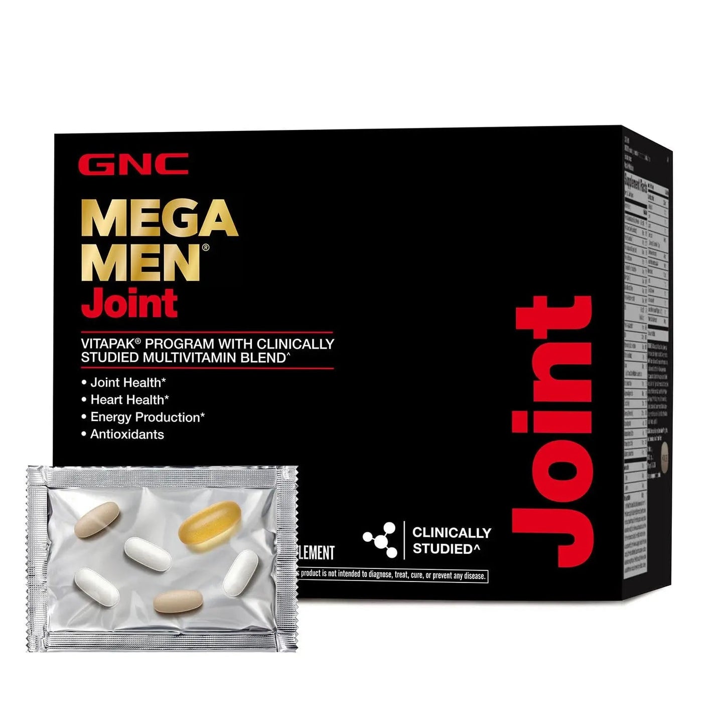 GNC Mega Men Joint Vitapak Program, Convenient Complete Nutrition, 3 Products in 1 Packet, Move Better, Comfort & Function GNC