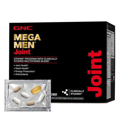 GNC Mega Men Joint Vitapak Program, Convenient Complete Nutrition, 3 Products in 1 Packet, Move Better, Comfort & Function GNC