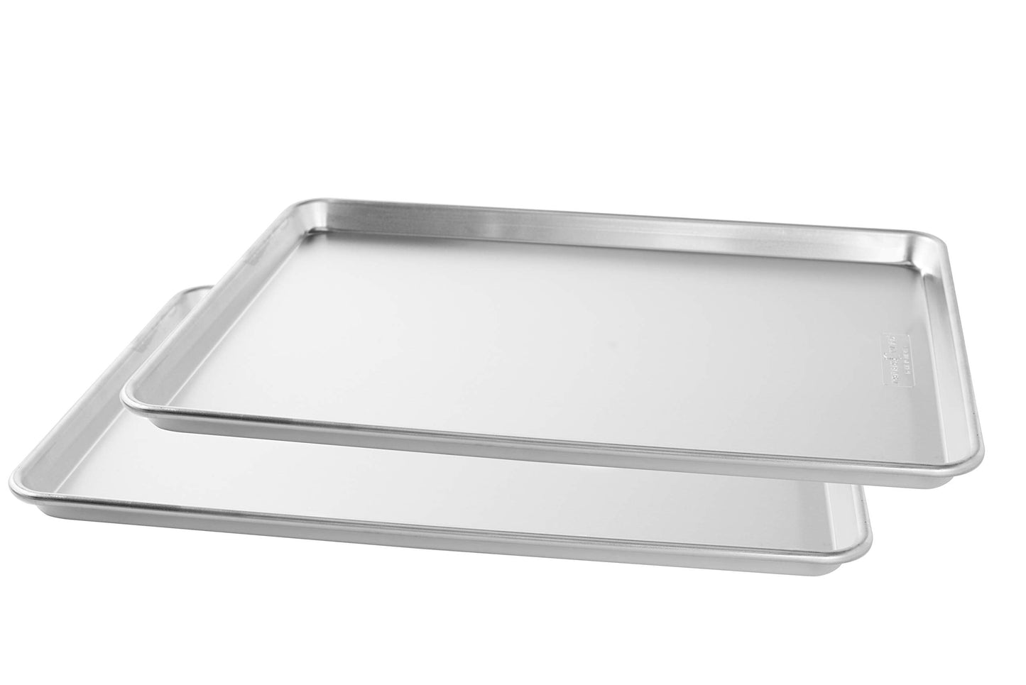 Nordic Ware Naturals Extra Large, 21 x 15 inch Baking Set - USA Made Aluminum Commercial Quality Pan for Baking or Roasting, Encapsulated Galvanized Steel Rim Prevents Warping, 2pk Big Sheet Nordic WareBuy Supplements Australia