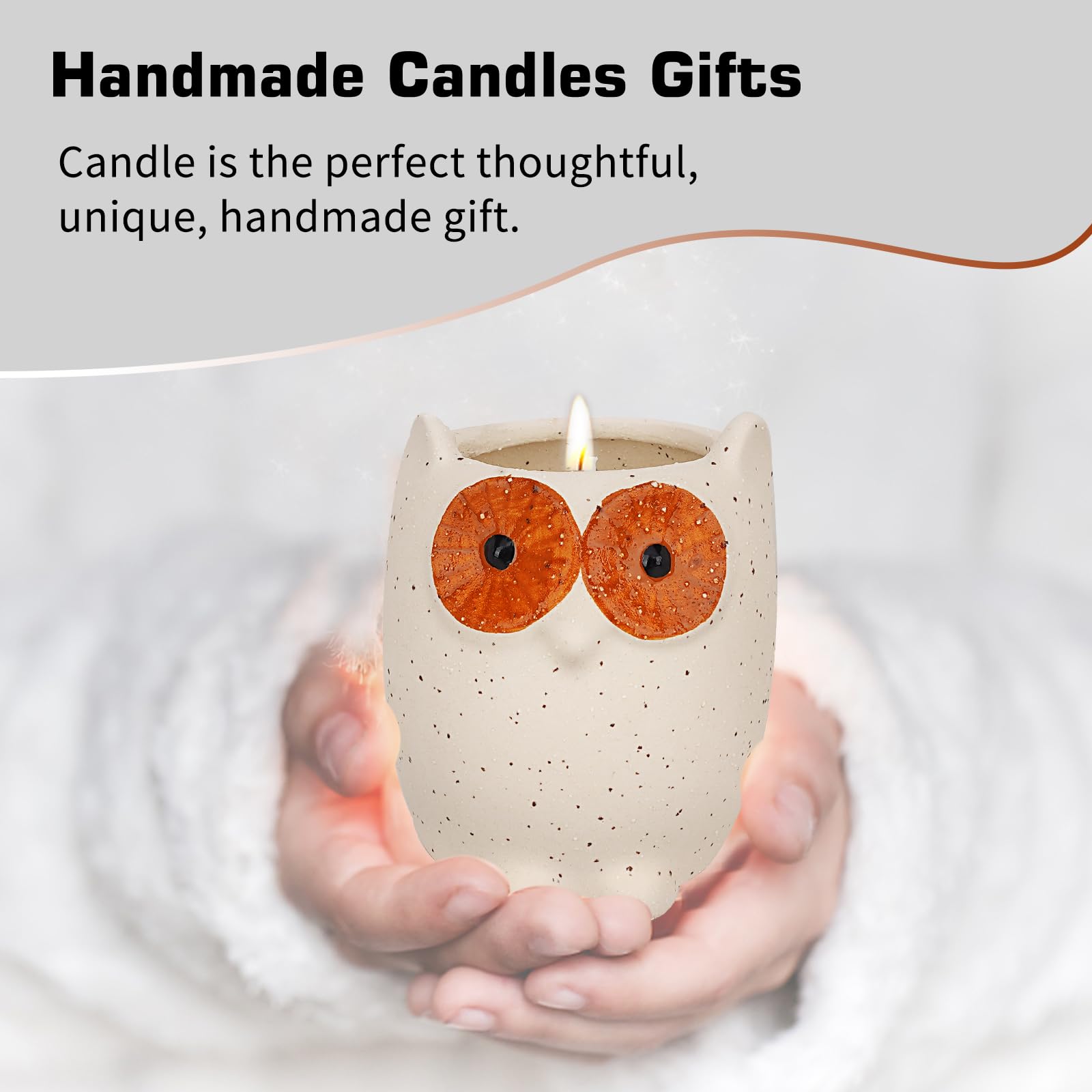 ETAKISH Lavender Scented Candle Gifts for Women, Cute Owl Highly Scented Aromatherapy Candle ETAKISHBuy Supplements Australia
