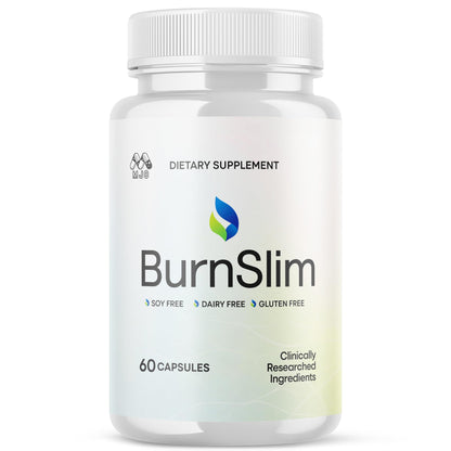 Burn Slim Capsules, Official Burnslim Pills with All Natural Ingredients, Advanced Burn Slim Health and Wellness Vitamin Supplement Supporting Active Lifestyle for Women and Men (60 Capsules) MJOBuy Supplements Australia