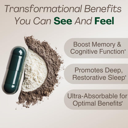 MAGPLUS+ Magnesium L-Threonate w Apigenin & L Theanine | 7-Ingredient Sleep Blend | Brain, Memory, & Sleep Support | Liposomal Magnesium Threonate Supplement (60 Capsules) Plus+UltraBuy Supplements Australia