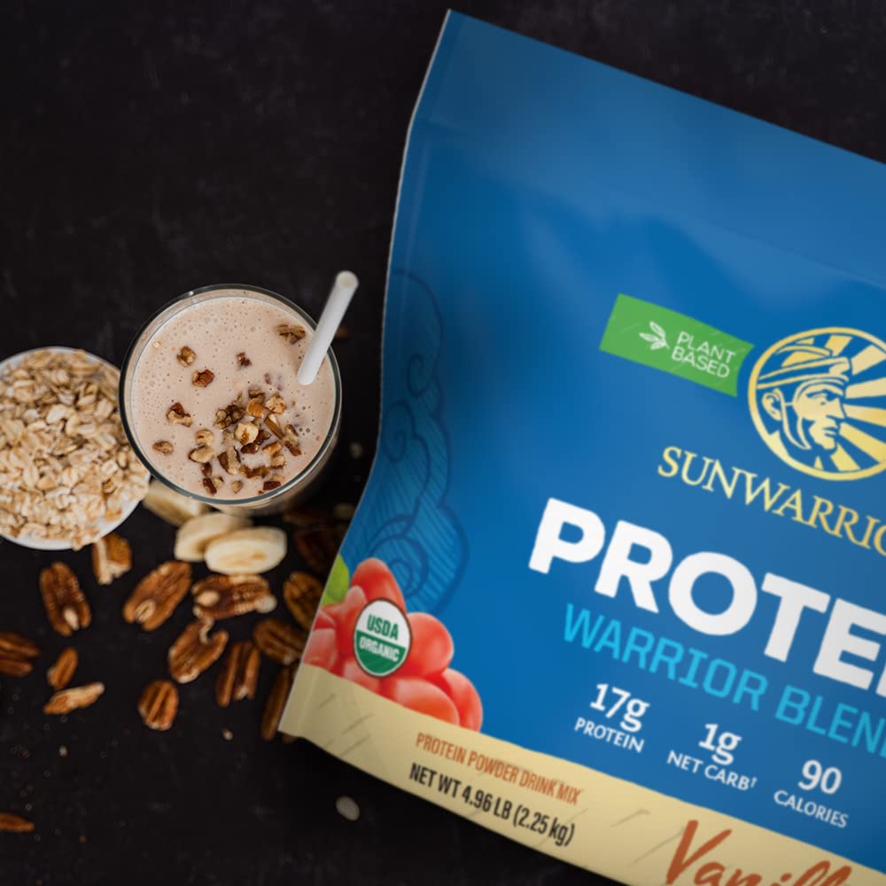 Sunwarrior Vegan Organic Protein Powder Plant-Based | BCAA Amino Acids Hemp Seed SunwarriorBuy Supplements Australia