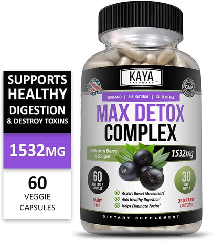 Kaya Naturals - Max Detox - 100% Natural, Healthy, Safe & New, Pure Herbal Ingredients Kaya NaturalsBuy Supplements Australia