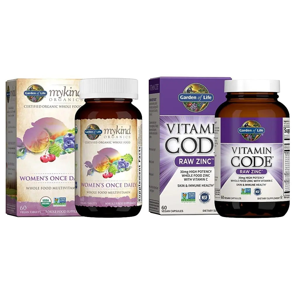 Garden of Life Women's Multivitamin and Zinc Supplement Bundle (2 Items) Garden of LifeBuy Supplements Australia